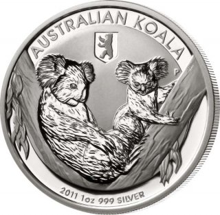 Australien Koala - 2011 - 1 Oz Privy mit Berliner Br Silber*