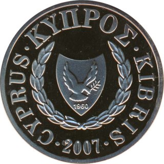Zypern 1 Pfund 2007 PP 50 Jahre Rmische Vertrge*