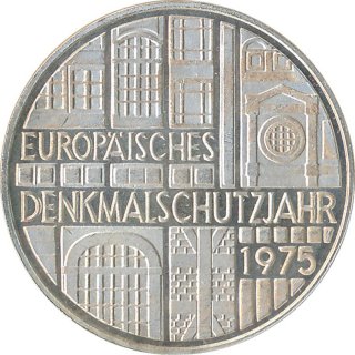 BRD 5 DM 1975 F Europisches Denkmalschutzjahr Silber*