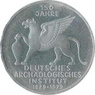 BRD 5 DM 1979 J 150 Jahre Deutsches Archologisches Institut Silber*