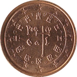 Portugal 2 Cent 2003 Knigliches Siegel von 1134*