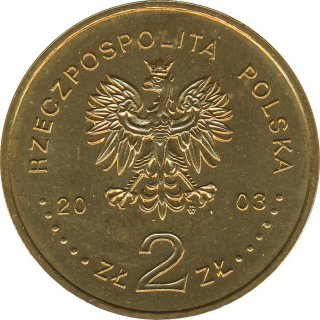 Polen 2 Zlote 2003 Stanislaw Leszczynski*