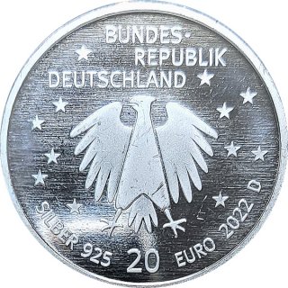 Deutschland 2022 - 20 Euro - Deutsches Kinderhilfswerk*