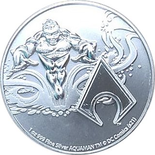 Niue 2022 -  Aquaman (Disney) - 1 Oz Silber*