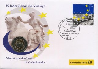Deutschland 2 Euro 2007 - Rmische Vertrge ( G ) im Numisbrief*