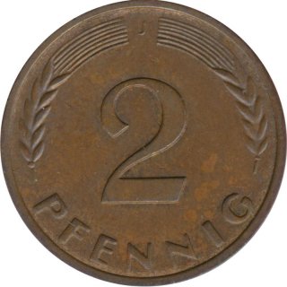 BRD 2 Pfennig 1967 J Eichenzweig J.381*