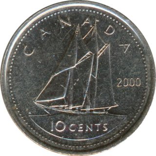 Kanada 10 Cents 2000 Elizabeth II*