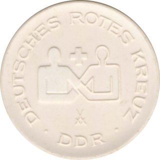 DDR Medaille aus Meiner Porzellan Karl Landsteiner