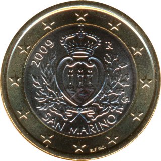 San Marino 1 Euro 2009 Staatswappen*