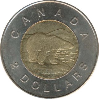 Kanada 2 Dollar 2006 Eisbr*