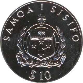 Samoa 10 Tala 1988 Olympiade 1988 in Seoul Silber*