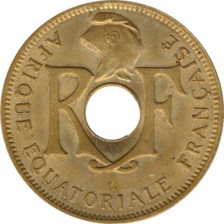 Franzsisch-quatorialafrika 25 Centimes 1943*