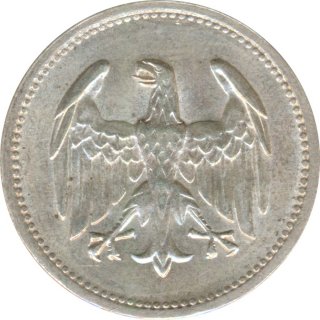 Deutsches Reich 1 Mark 1924 A J. 311 Silber*