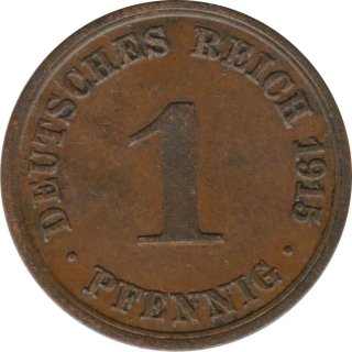 Deutsches Reich 1 Pfennig 1915 A*