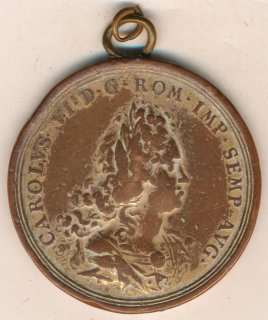 Nrnberg Medaille 1712 Huldigung Karl VI.*