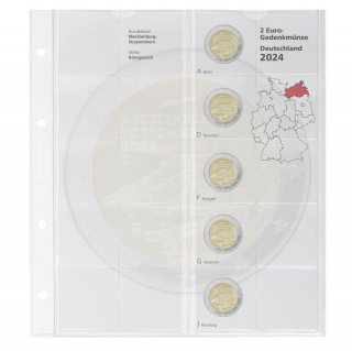 Nachtragsblatt 2 Euro 2024, Mecklenburg-Vorpommern