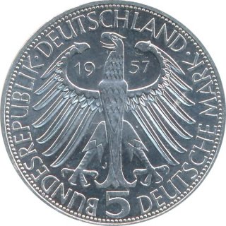 BRD 1957 - JNr 391 - 5 DM Eichendorff*