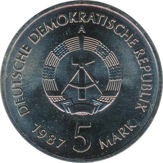 DDR 5 Mark 1987 A Nikolaiviertel in Berlin*