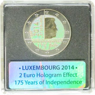 Luxemburg 2 Euro 2014 - Unabhngigkeit - Hologramm*