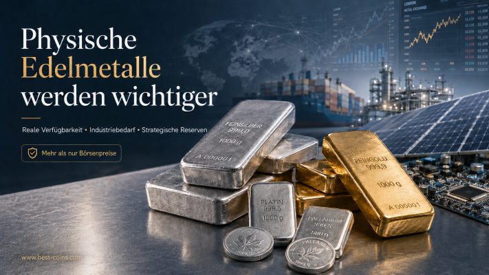 Edelmetalle aktuell: Warum physische Verfügbarkeit wichtiger wird - Edelmetalle aktuell: Warum physische Verfügbarkeit wichtiger wird