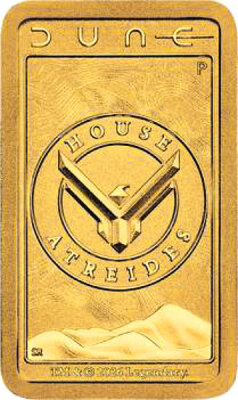 Neu im Sortiment: Tuvalu 2026 „Dune House Atreides“ 1 g Gold - Neu im Sortiment: Tuvalu 2026 „Dune House Atreides“ 1 g Gold