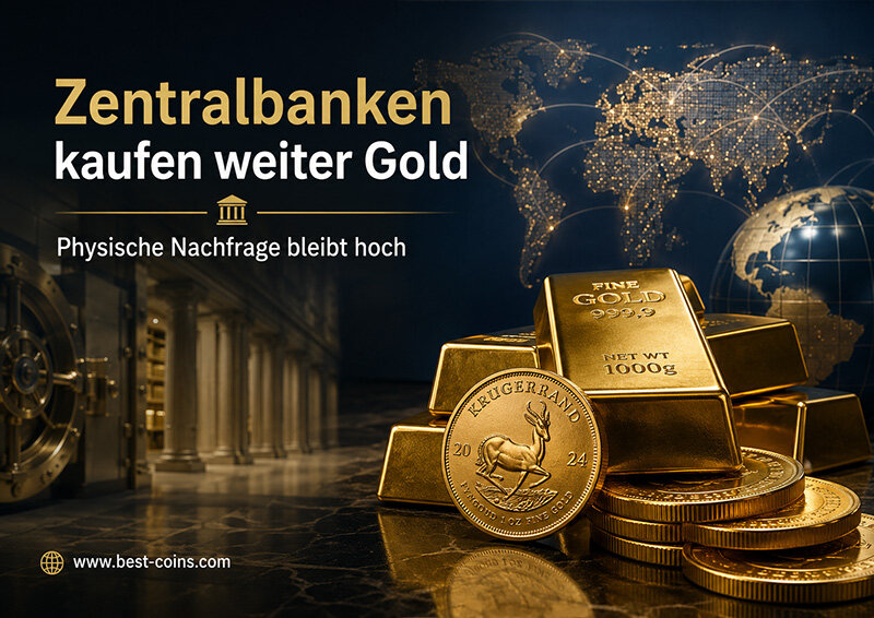 Zentralbanken - hohe Nachfrage nach Gold