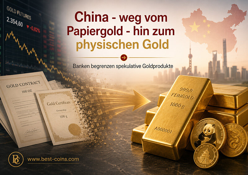 China zieht beim Papiergold die Bremse