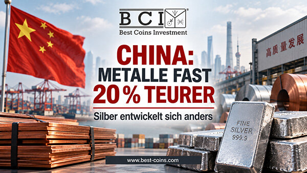 China zahlt fast 20 Prozent mehr für Nichteisenmetalle – doch Silber erzählt eine andere Geschichte