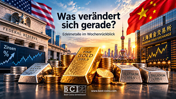 Edelmetalle: Was wir heute anders beurteilen als vor einer Woche