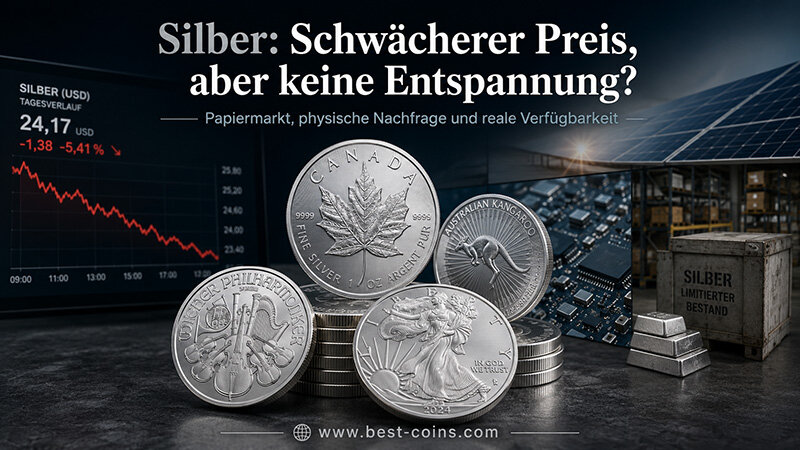 Silber: Warum ein schwacher Preis nicht automatisch Entspannung bedeutet