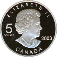 Kanada 5 Dollar 2003 PP Fussball-WM 2006 in Deutschland...