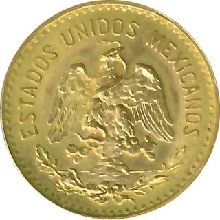 Mexico 1955 - 5 Pesos Gold