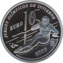 Spanien 10 Euro 2005 PP Olympiade in Turin - Ski Abfahrt...