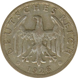 Deutsches Reich 2 Mark 1926 D Silber*