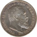 W�rttemberg 3 Mark 1914 F Wilhelm II Silber*