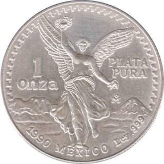 Mexico 1990 - Libertad 1 Oz Silber*