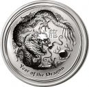Australien Lunar 2 - 2012 Jahr des Drachen 2 Oz Silber*