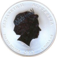 Australien Lunar 2 - 2012 Jahr des Drachen 1 Oz Silber*