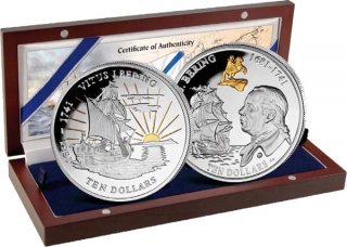 British Virgin Islands 2011 - 2 x 10 $ Silber - Bering*