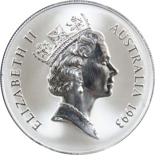 Australien K�nguru 1993 - 1 Oz Silber*