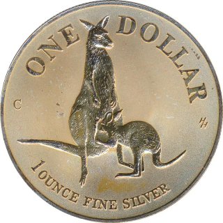 Australien Känguru 1996 - 1 Oz Silber*