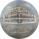 DDR 10 Mark 1985 A Semper-Oper in Dresden Silber*