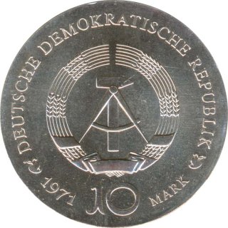 DDR 10 Mark 1971 Albrecht Drer Silber*