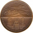 Medaille 1982 125 Jahre Steinkohlebergbau am linken...