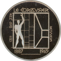 Schweiz 5 Franken 1987 B Le Corbusier*