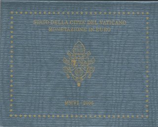 Vatikan KMS 2006 Benedikt XVI verpackt im Folder*