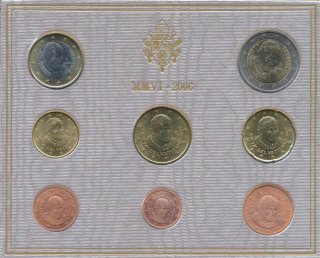 Vatikan KMS 2006 Benedikt XVI verpackt im Folder*