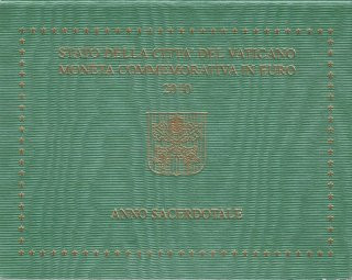 Vatikan 2 Euro 2010 Priesterjahr im Folder*