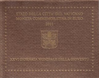 Vatikan 2 Euro 2011 26. Weltjugendtag im Folder*