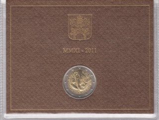 Vatikan 2 Euro 2011 26. Weltjugendtag im Folder*